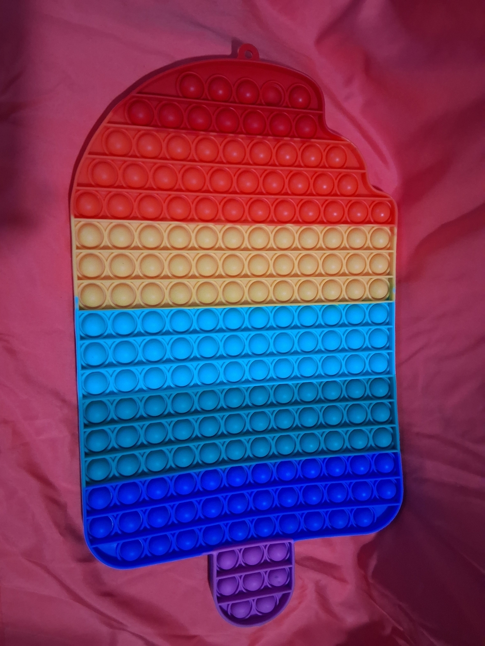Rainbow Popsicle Pop It Sensory Fidget Toy - Multicolor